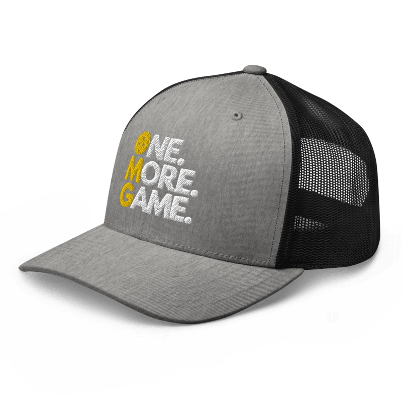 One More Game Pickleball Trucker Hat