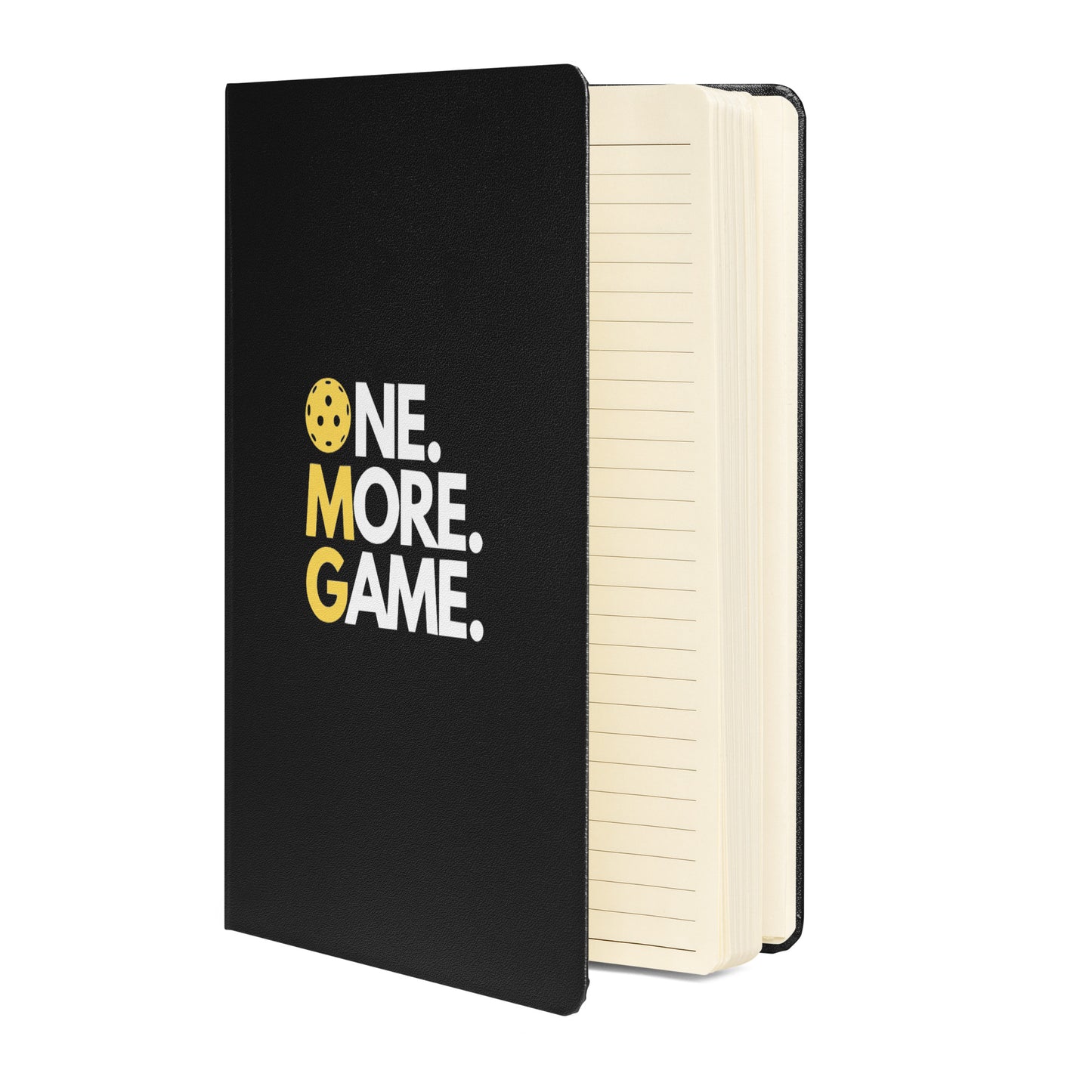 One More Game Pickleball Notebook | Hardcover Bound Pickleball Journal