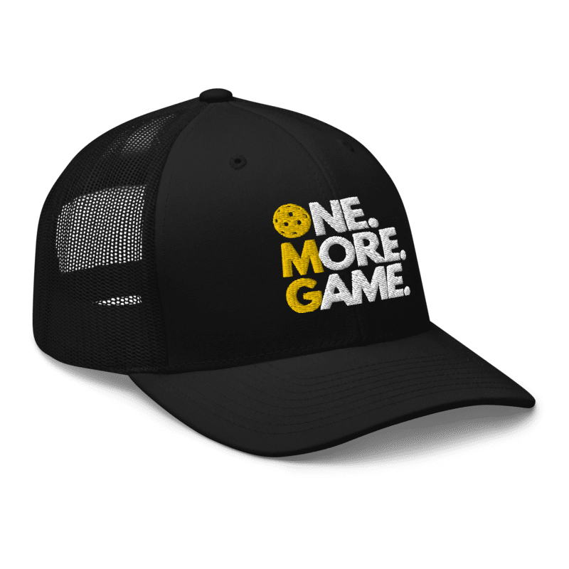 One More Game Pickleball Trucker Hat