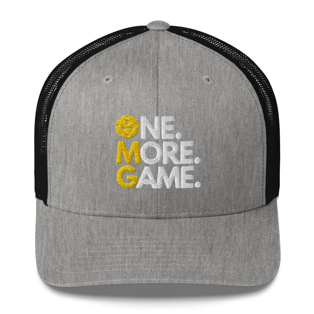 One More Game Pickleball Trucker Hat