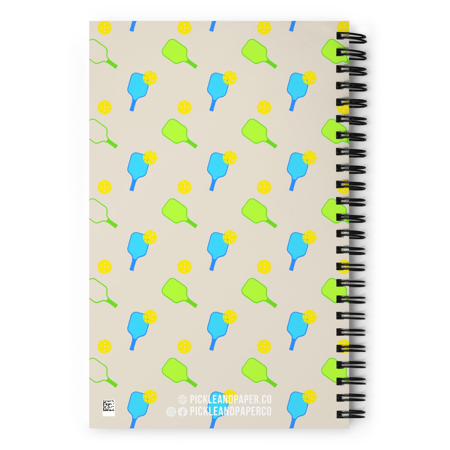 Carpe Dink'em Spiral Pickleball Notebook Journal