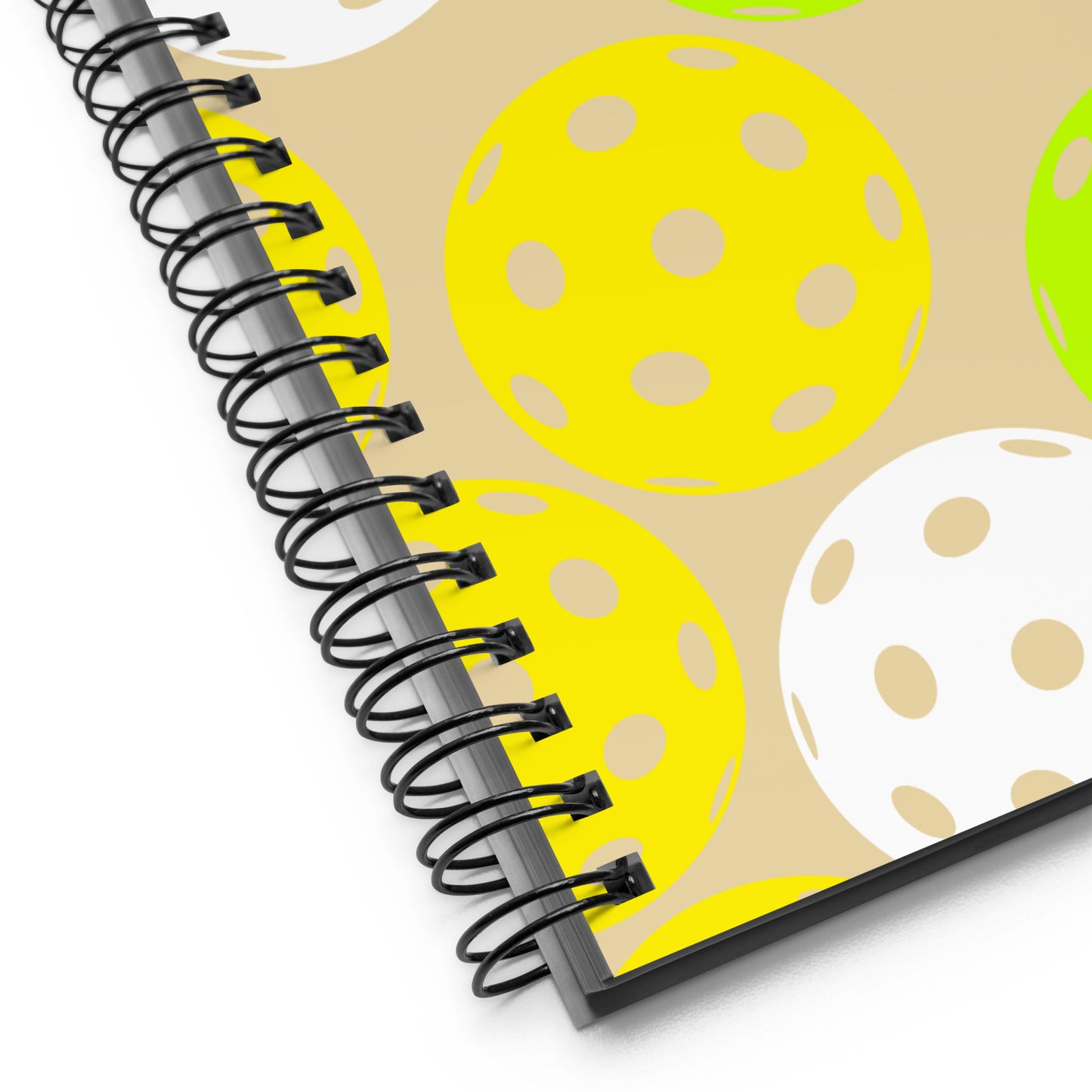 Fun Pickleball Spiral Dotted Notebook Journal