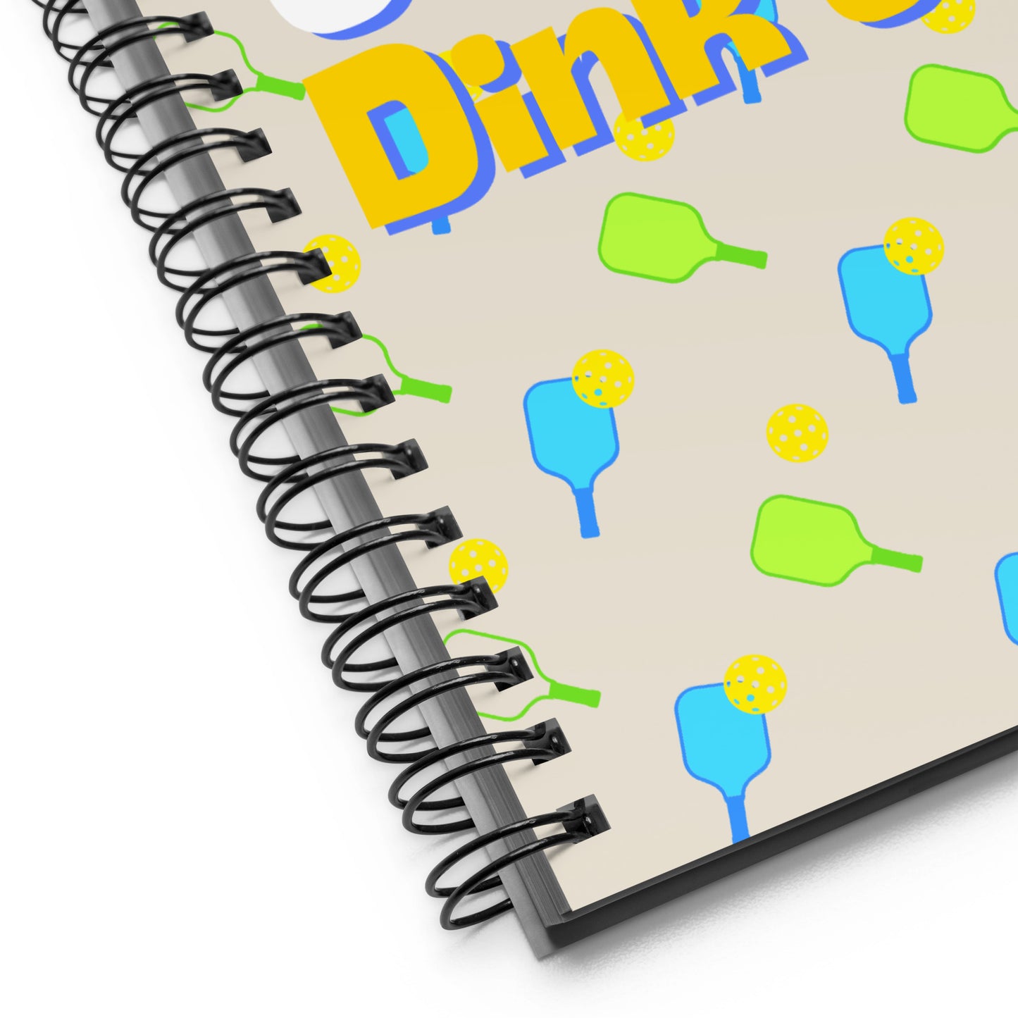 Carpe Dink'em Spiral Pickleball Notebook Journal